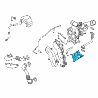 OEM 2004 Chevrolet Silverado 2500 HD Heat Shield Diagram - 97213508