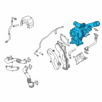 OEM 2005 Cadillac Escalade EXT Turbocharger Diagram - 97387896