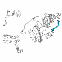 OEM Chevrolet Silverado 2500 HD Oil Pipe Diagram - 97239132