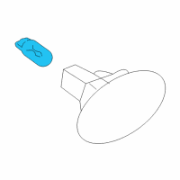 OEM 2010 Pontiac G3 Repeater Bulb Diagram - 94535587