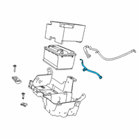 OEM 2021 Ram 3500 Battery Positive Diagram - 68360691AD