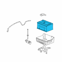 OEM Mercury Battery Diagram - BXS-36R