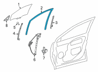 OEM 2021 Toyota Venza Run Channel Diagram - 68141-48090