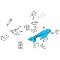 OEM 2016 Scion FR-S Console Diagram - SU003-03188