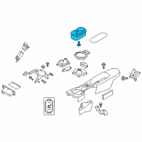 OEM Scion Cup Holder Diagram - SU003-03208