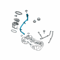 OEM 2019 BMW X3 Plastic Filler Pipe Diagram - 16-11-7-404-086
