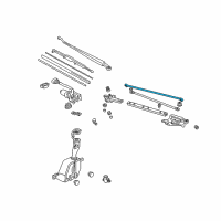 OEM 1994 Acura Integra Rod Unit B Diagram - 76550-SM4-003