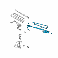 OEM Honda Civic Link, FR. Wiper (Ka) Diagram - 76530-SR3-A01