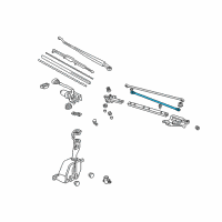 OEM 1994 Acura Integra Rod Unit A Diagram - 76540-SR3-003