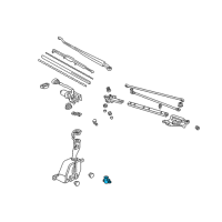 OEM 1986 Honda Prelude Motor, Washer (Mitsuba) Diagram - 38512-SF0-J01