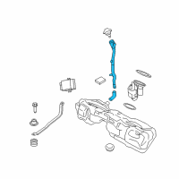 OEM 2013 BMW ActiveHybrid 3 Plastic Filler Pipe Diagram - 16-11-7-244-035