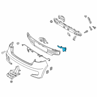 OEM 2015 Kia Rio REFLECTOR/REFLEX Assembly Diagram - 924051W700