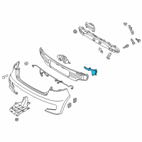 OEM Kia Rio REFLECTOR/REFLEX Assembly Diagram - 924051W700