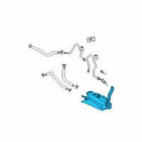 OEM 2007 Toyota Highlander Oil Cooler Diagram - 32920-48011