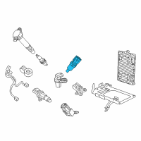 OEM Dodge Dart Sensor-Fluid Temperature Diagram - 5149077AB