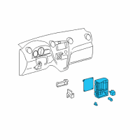 OEM 2012 Toyota Matrix Junction Block Diagram - 82730-02652