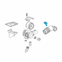 OEM 2010 GMC Sierra 3500 HD Air Mass Sensor Diagram - 98002762