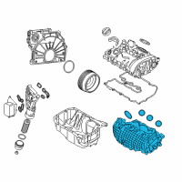 OEM 2015 BMW i8 Intake Manifold System Diagram - 11-61-7-634-226