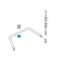 OEM 2004 Cadillac Seville Insulator, Rear Stabilizer Shaft Diagram - 25666235