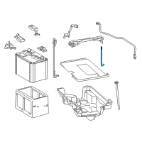 OEM 2021 Lexus IS300 Bolt, Battery Clamp, No.2 Diagram - 74452-30010