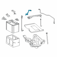 OEM Lexus Wire Assembly, Battery T Diagram - 82280-24040