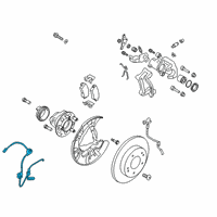 OEM Kia Forte PAD KIT-REAR DISC BR Diagram - 58302M6A60