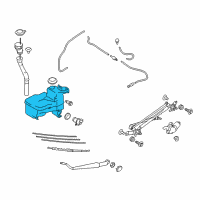 OEM 2016 Scion FR-S Washer Reservoir Diagram - SU003-02697