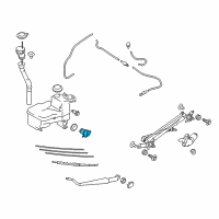 OEM 2016 Scion FR-S Washer Pump Diagram - SU003-02688