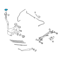 OEM Toyota 86 Reservoir Cap Diagram - SU003-02690