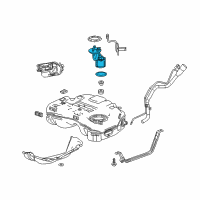 OEM 2019 Chevrolet Equinox Fuel Pump Diagram - 84401430