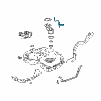 OEM 2022 GMC Terrain Fuel Gauge Sending Unit Diagram - 84255784