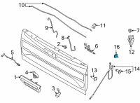 OEM Ford Maverick Check Cable Screw Diagram - -W714928-S439