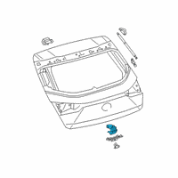 OEM 2019 Lexus UX200 Back Door Lock Assembly Diagram - 69350-76010