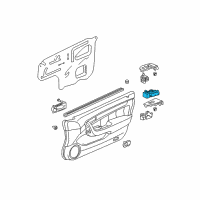 OEM 2004 Honda Accord Switch Assembly, Power Window Master Diagram - 35750-SDN-A12