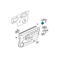 OEM 2006 Honda Accord Switch Assembly, Remote Control Mirror Diagram - 35190-SDN-A31