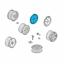 OEM 2001 Honda Accord Trim, Wheel (15") Diagram - 44733-S84-A20