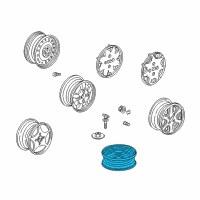 OEM 1996 Honda Accord Disk, Wheel (15X4T) (Topy) Diagram - 42700-SM1-A61
