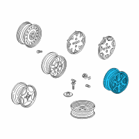 OEM Honda Accord Disk, Aluminum Wheel (15X6Jj) Diagram - 42700-S84-A40