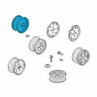 OEM 1999 Honda Accord Disk, Wheel (14X5 1/2Jj) Diagram - 42700-S84-A01