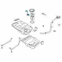 OEM Ford Police Responder Hybrid Fuel Gauge Sending Unit Diagram - DG9Z-9A299-M