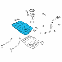 OEM 2019 Ford Fusion Fuel Tank Diagram - HG9Z-9002-B