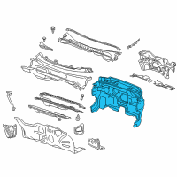 OEM 2014 Cadillac ELR Insulator Diagram - 23496268