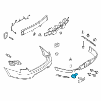 OEM 2017 Ford Police Interceptor Sedan Automatic Park Sensor Diagram - DA5Z-15K859-AAPTM