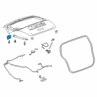 OEM 2014 Chevrolet Spark Hinge Diagram - 95947979