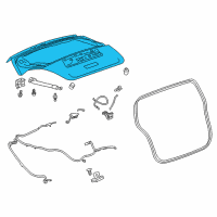 OEM Chevrolet Lift Gate Diagram - 95387499