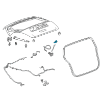 OEM 2014 Chevrolet Spark Lock Cylinder Diagram - 94823314