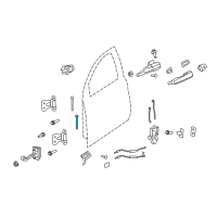 OEM Pontiac Bolt/Screw (Door Hinge - Keeper) Diagram - 92138945