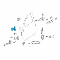 OEM 2011 Chevrolet Caprice Upper Hinge Diagram - 92216616