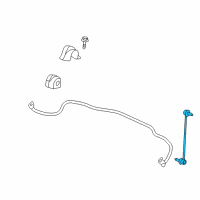 OEM 2019 Cadillac XTS Stabilizer Link Diagram - 13282833