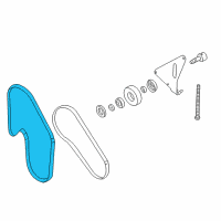 OEM Infiniti Fan & Alternator Belt Diagram - 11720-4P102